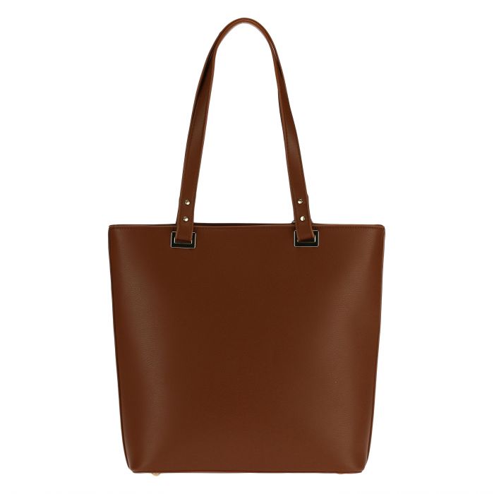 Borsa in ecopelle Country con ricamo traforato - immagine 3