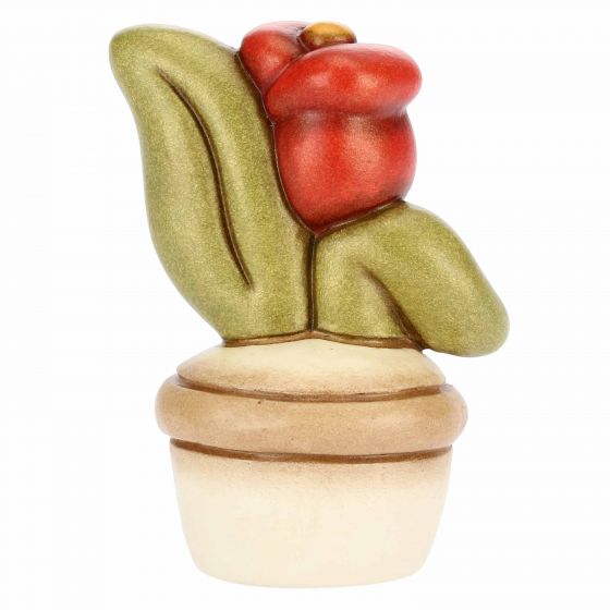Vasetto soprammobile piccolo con tulipano - immagine 4