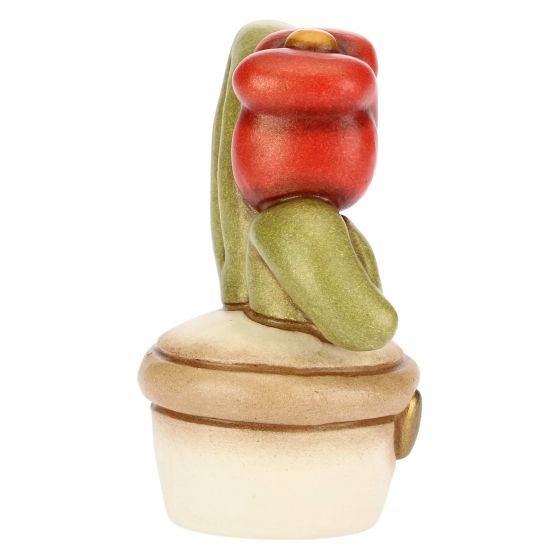 Vasetto soprammobile piccolo con tulipano - immagine 3