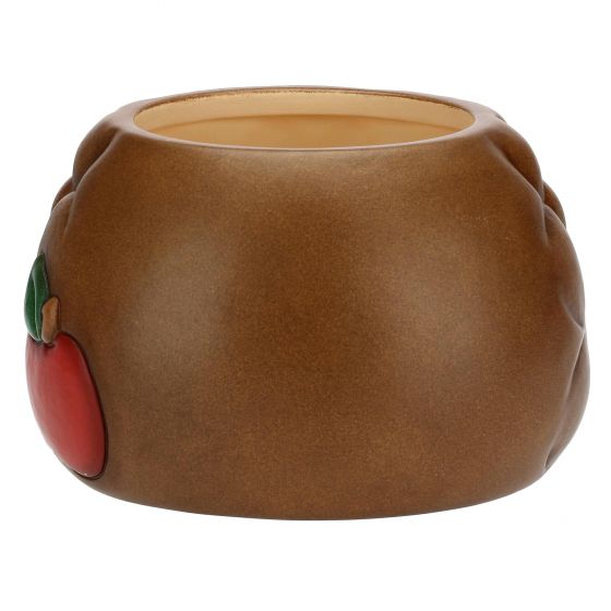 Coprivaso piccolo a forma di riccio in ceramica "Preludio d'inverno" - immagine 4