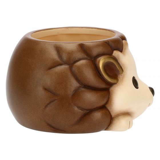 Coprivaso piccolo a forma di riccio in ceramica "Preludio d'inverno" - immagine 3