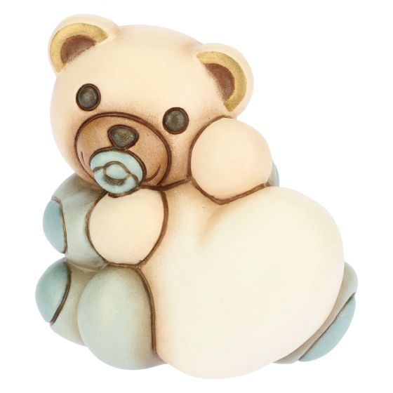 Teddy bimbo piccolo con cuore personalizzabile - immagine 3