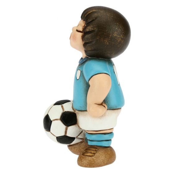Bimbo calciatore azzurro bianco piccolo - immagine 5
