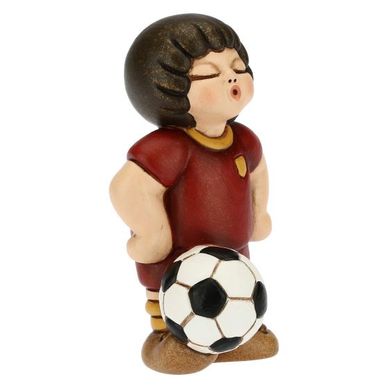 Bimbo calciatore rosso giallo piccolo - immagine 4