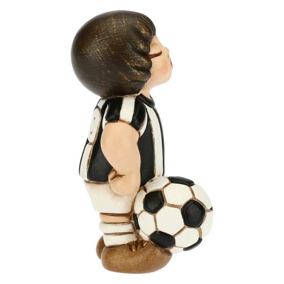 Bimbo calciatore bianco nero piccolo - immagine 4