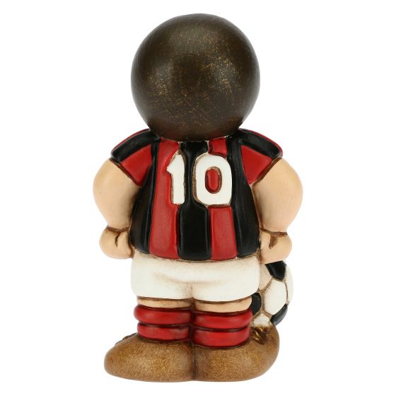 Bimbo calciatore rosso nero piccolo - immagine 3
