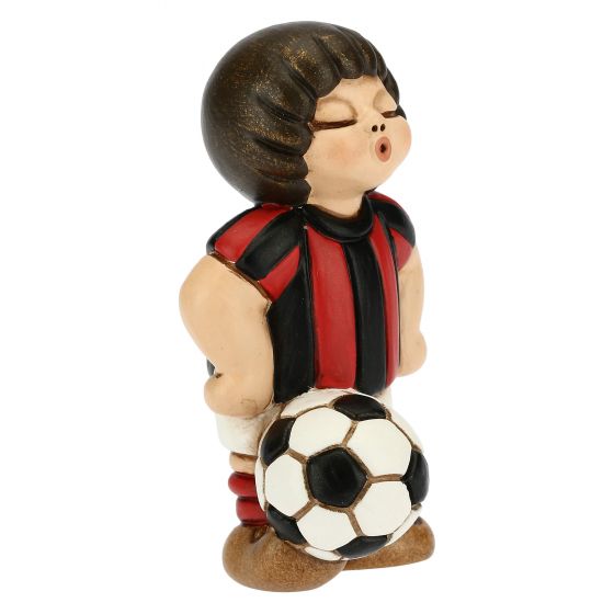Bimbo calciatore rosso nero piccolo - immagine 4