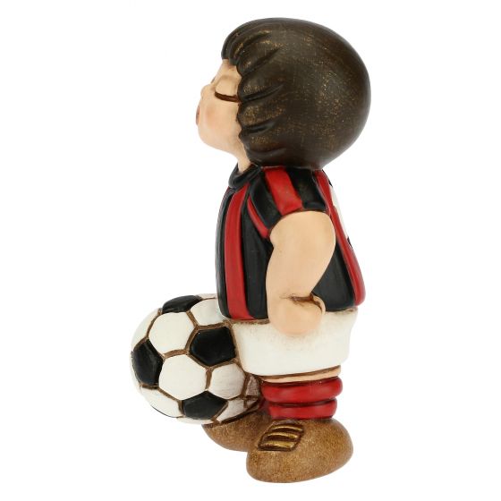 Bimbo calciatore rosso nero piccolo - immagine 5