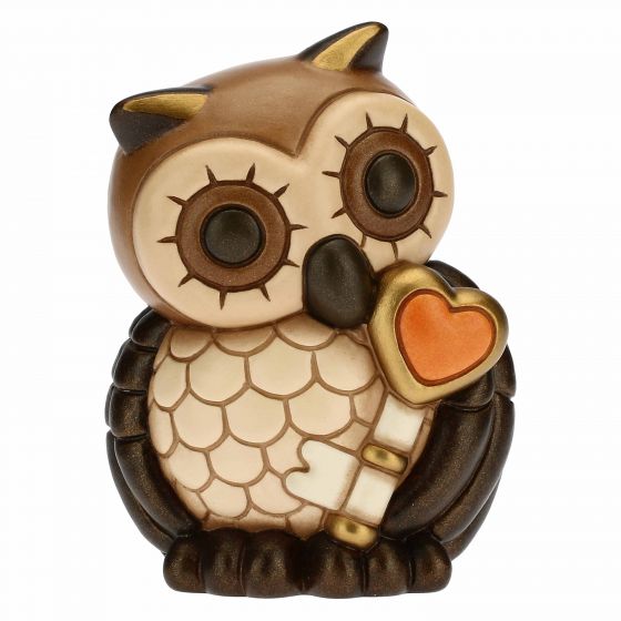 Gufo medio con chiave