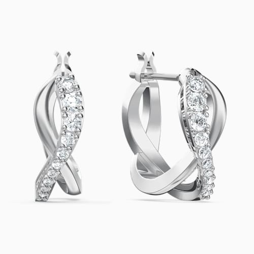 SET TWIST, BIANCO, PLACCATO RODIO - immagine 4