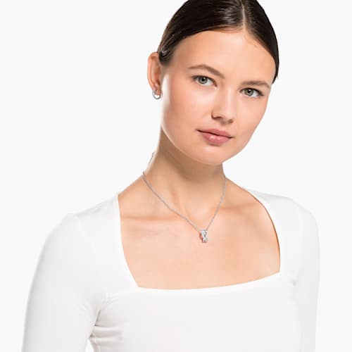 SET TWIST, BIANCO, PLACCATO RODIO - immagine 5