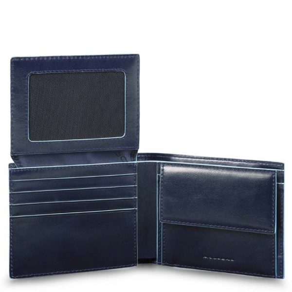 Portafoglio uomo con volantino porta docum Blue Square