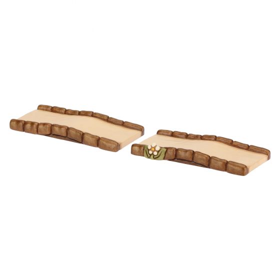 Set 2 pezzi di strada dritta Presepe classico
