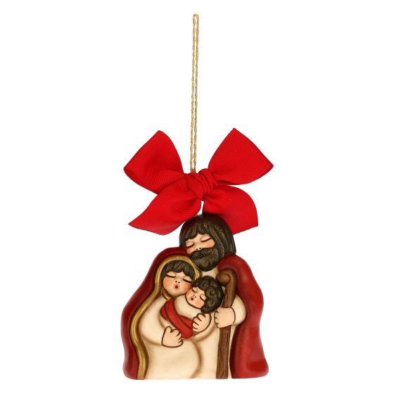 Addobbo per albero di Natale Sacra Famiglia maxi