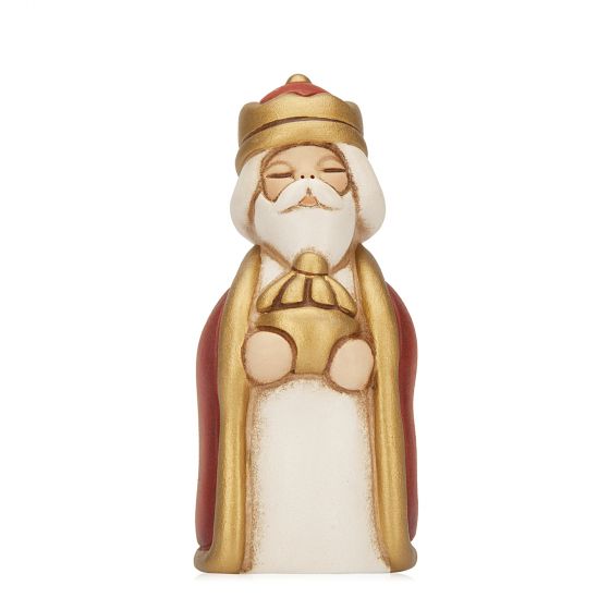Re Magio incenso Baldassarre Presepe classico variante rossa