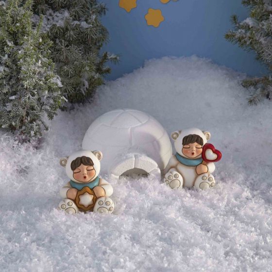 Bimba orso polare grande con stella - immagine 6