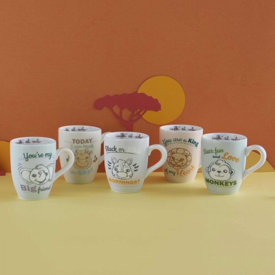 Mug con zebra - Black or white mornings? - immagine 3