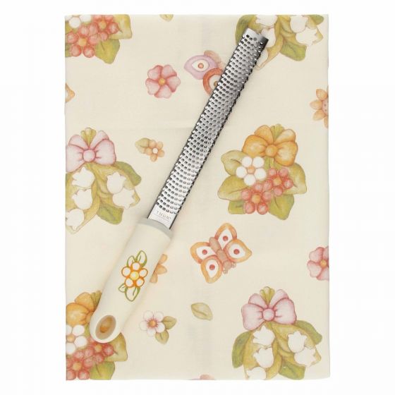 Set grattugia con canovaccio Country fiori