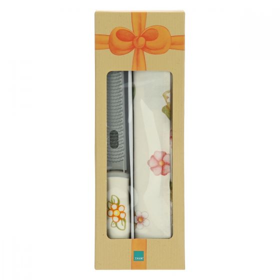 Set grattugia con canovaccio Country fiori - immagine 3
