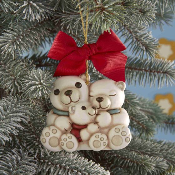 Addobbo per albero di Natale famiglia orso polare Paul maxi - immagine 3