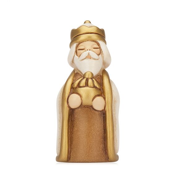 Re Magio incenso Baldassarre Presepe classico variante bianca