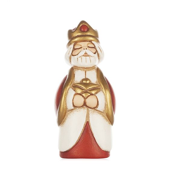 Re Magio mirra Gaspare Presepe classico variante rossa