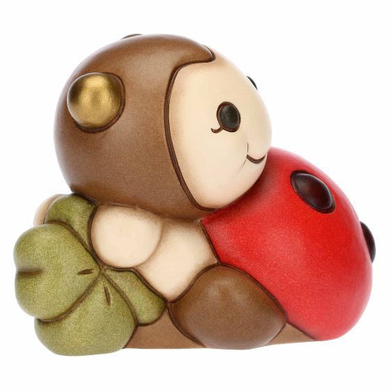 Coccinella con quadrifoglio media - immagine 4