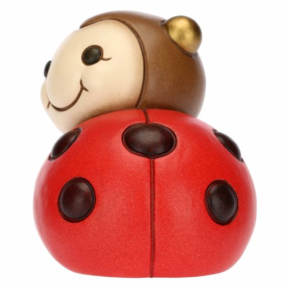 Coccinella con quadrifoglio media - immagine 5