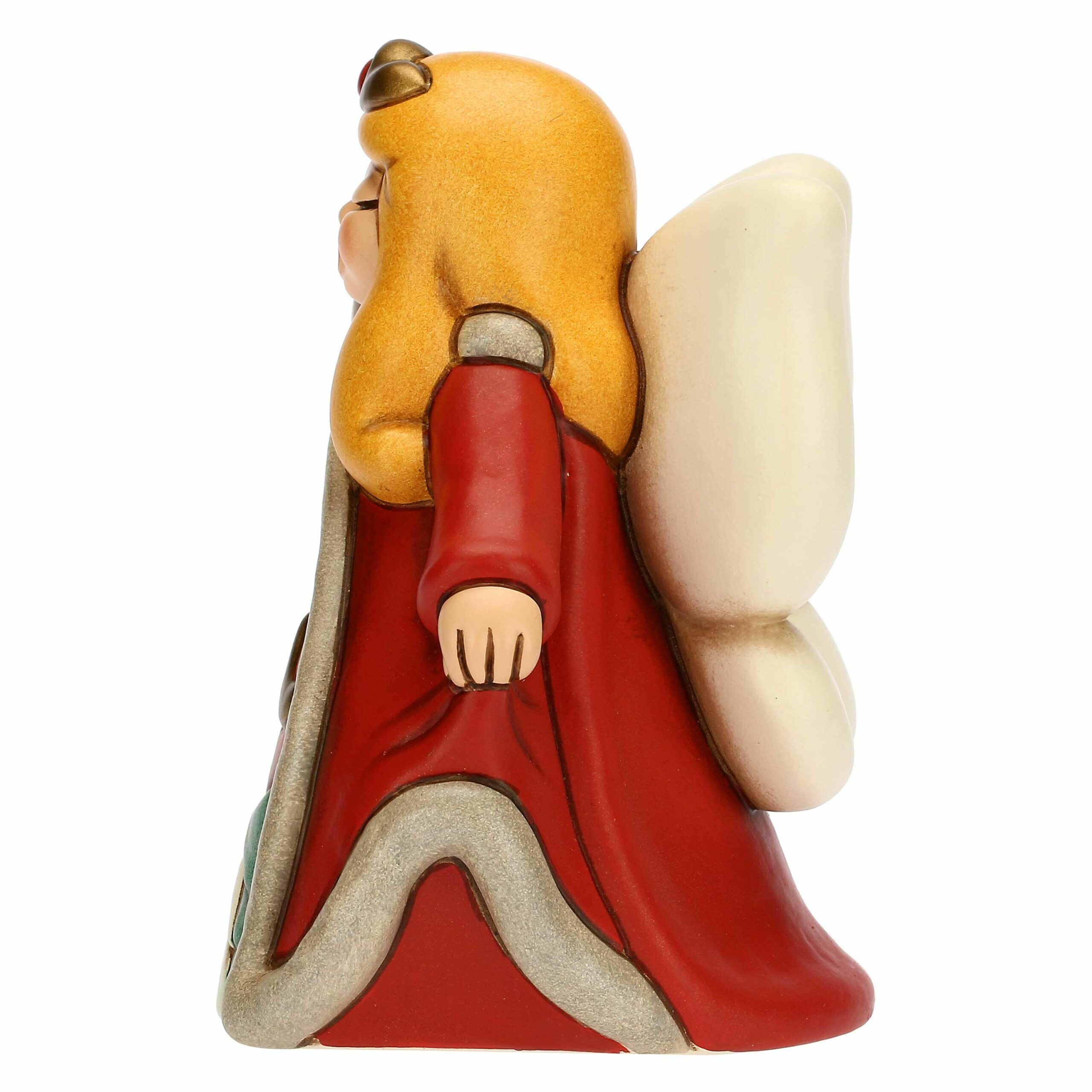 Regina delle Fate Shaila con corona dorata in ceramica Bosco Magico - immagine 2