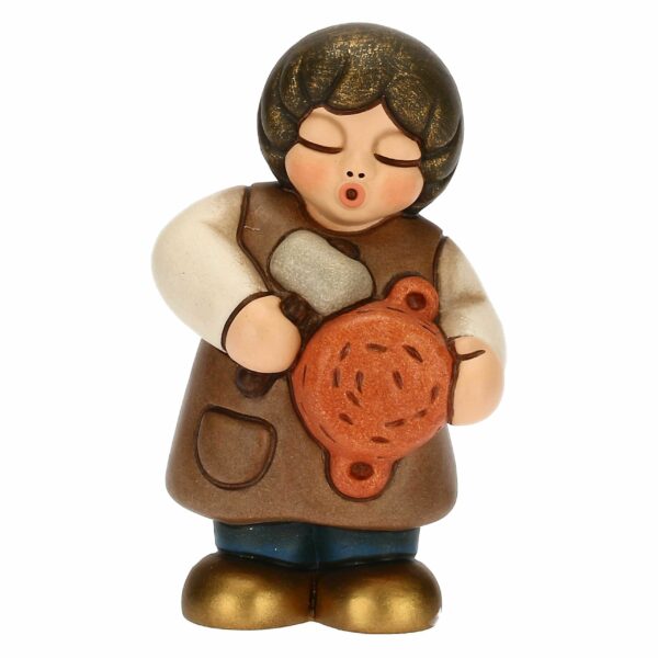 Venditore di pentole in ceramica Presepe Classico blu
