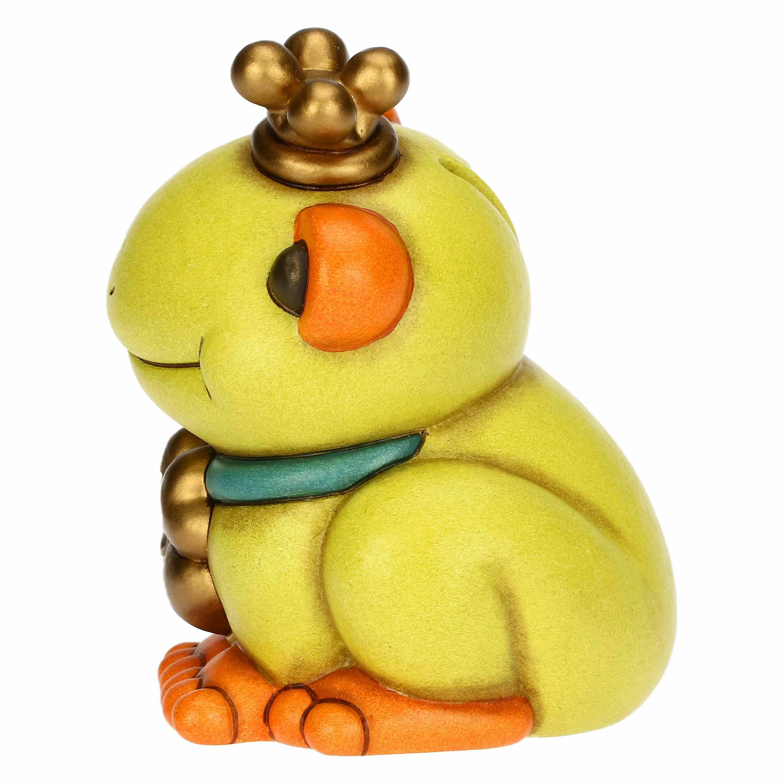Salvadanaio con rana Franky in ceramica - immagine 2