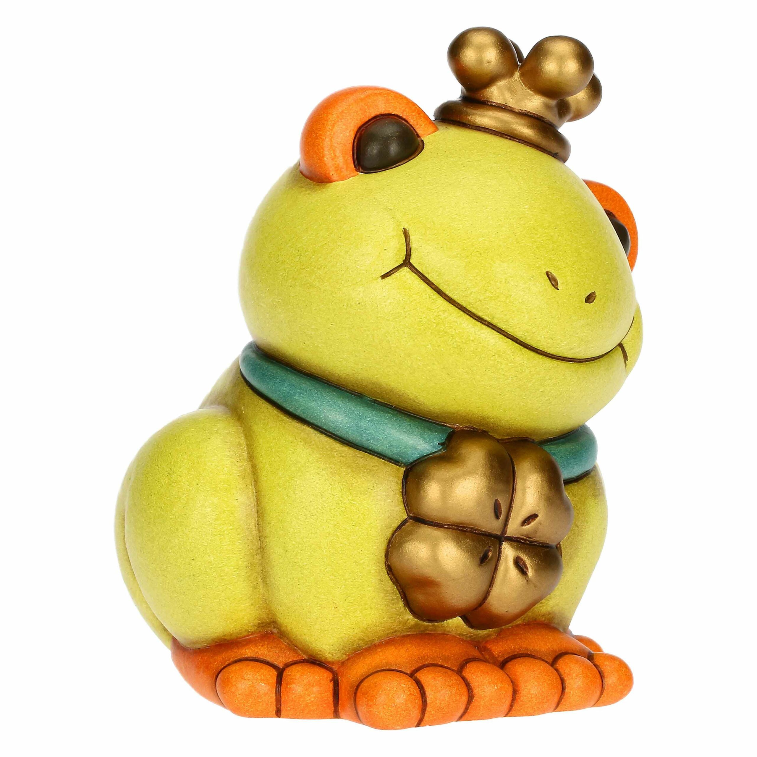 Salvadanaio con rana Franky in ceramica - immagine 5