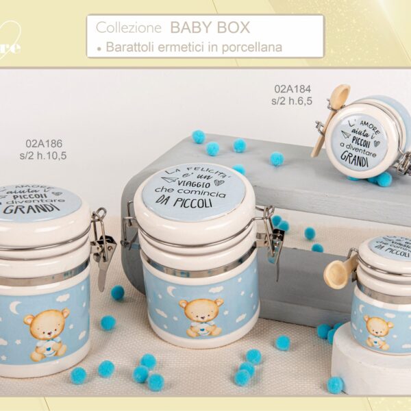 Collezione Baby box celeste