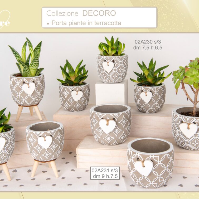 Collezione portapiantine Decoro