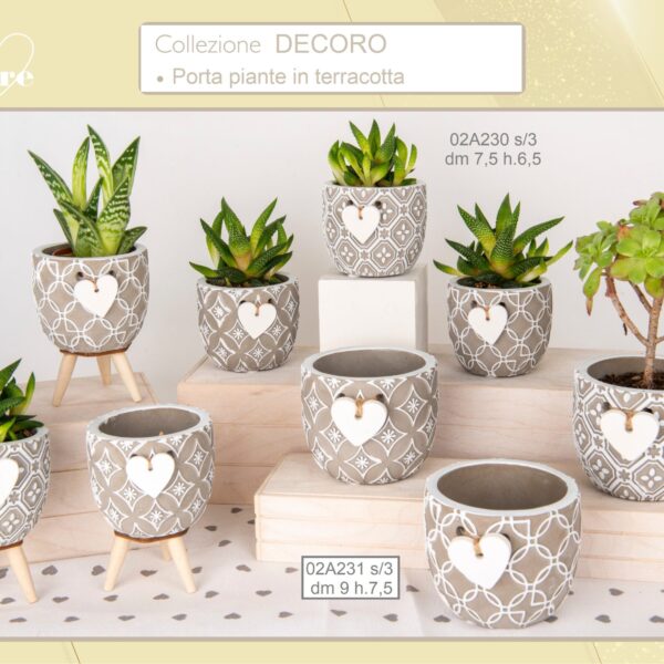 Collezione portapiantine Decoro