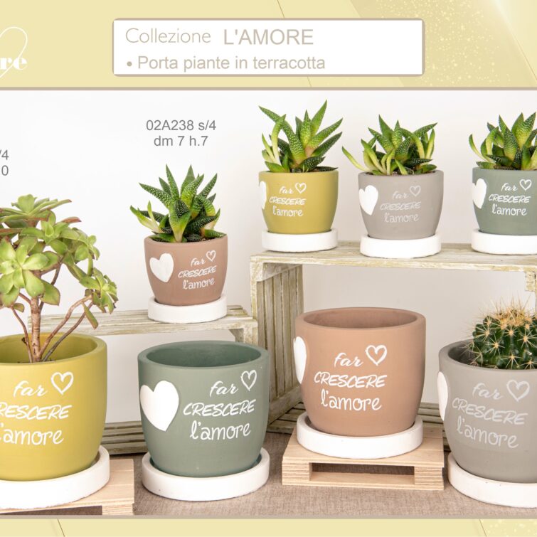 Collezione portapiantine L'amore