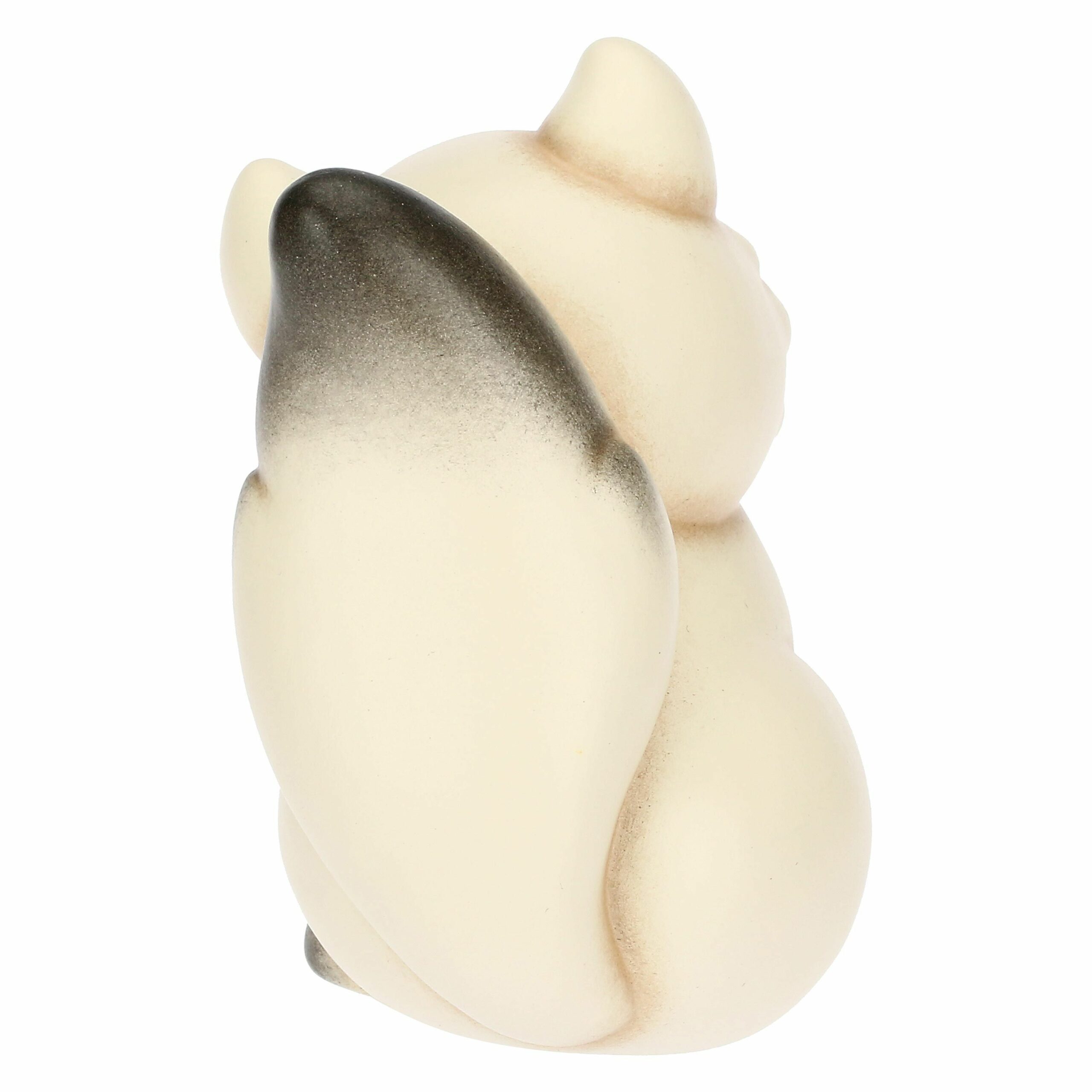 Volpe bianca Perla in ceramica Inverno Incantato, piccola - immagine 3