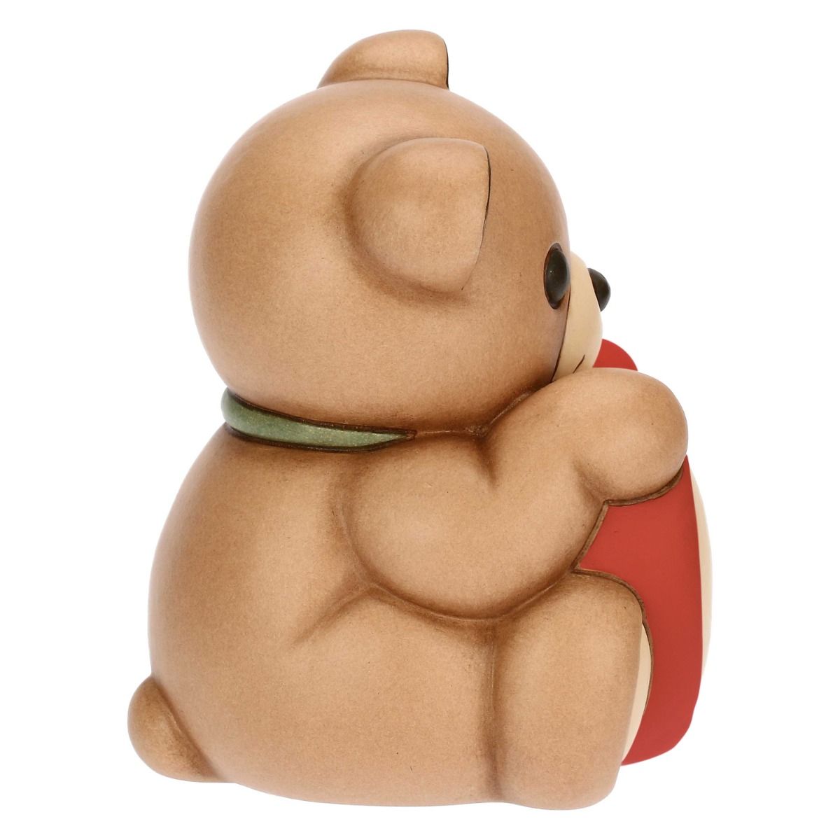 Teddy con cuore in ceramica, medio - immagine 3