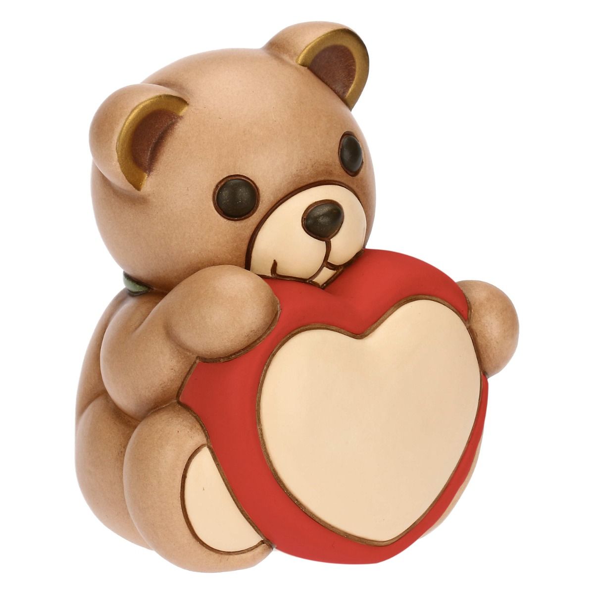 Teddy con cuore in ceramica, medio - immagine 4