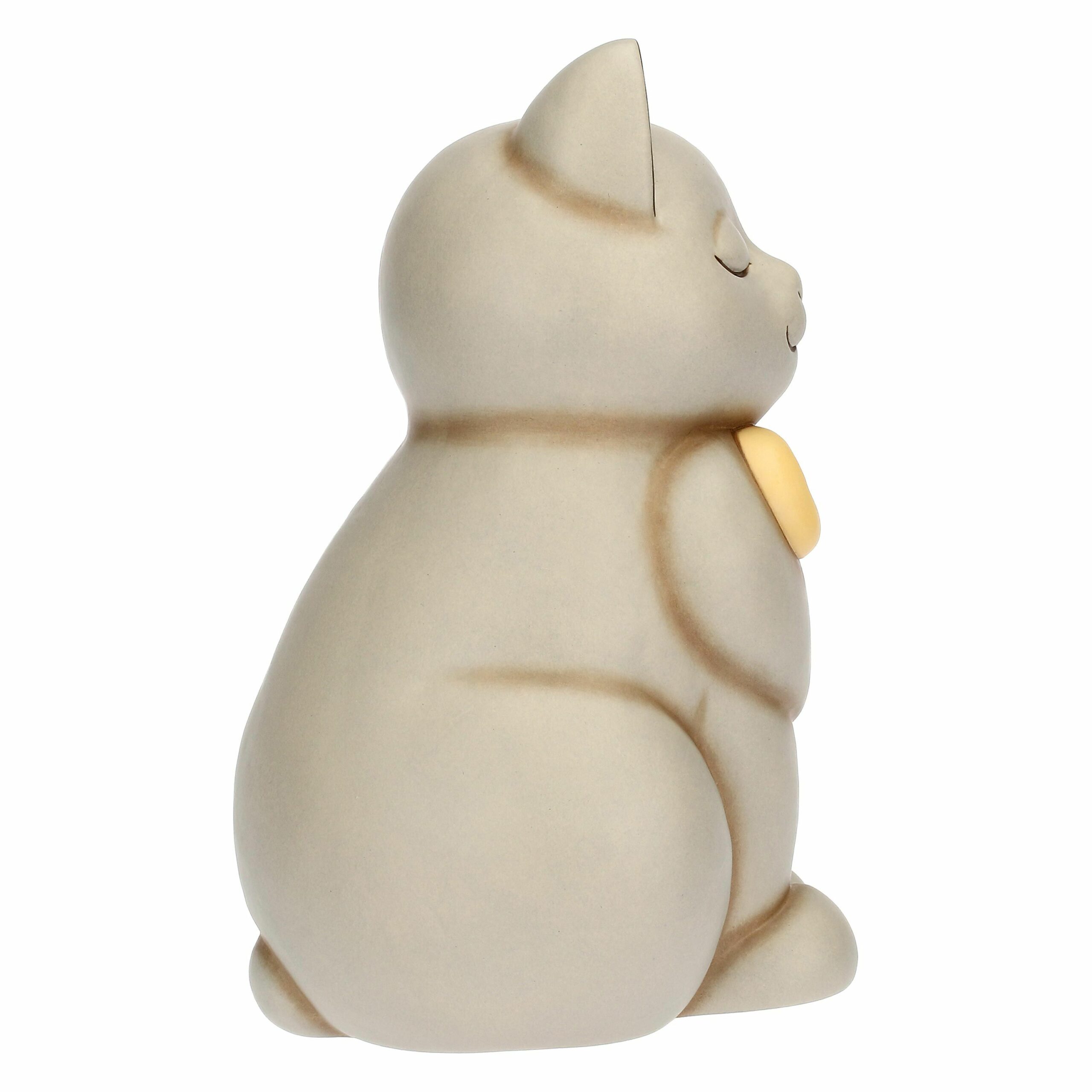Gatto Momi con fiocco in ceramica, grande - immagine 4