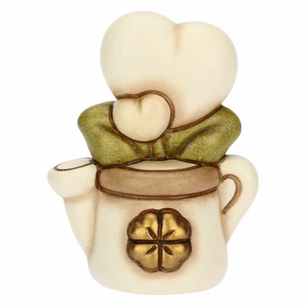 Mini annaffiatoio in ceramica con cuore