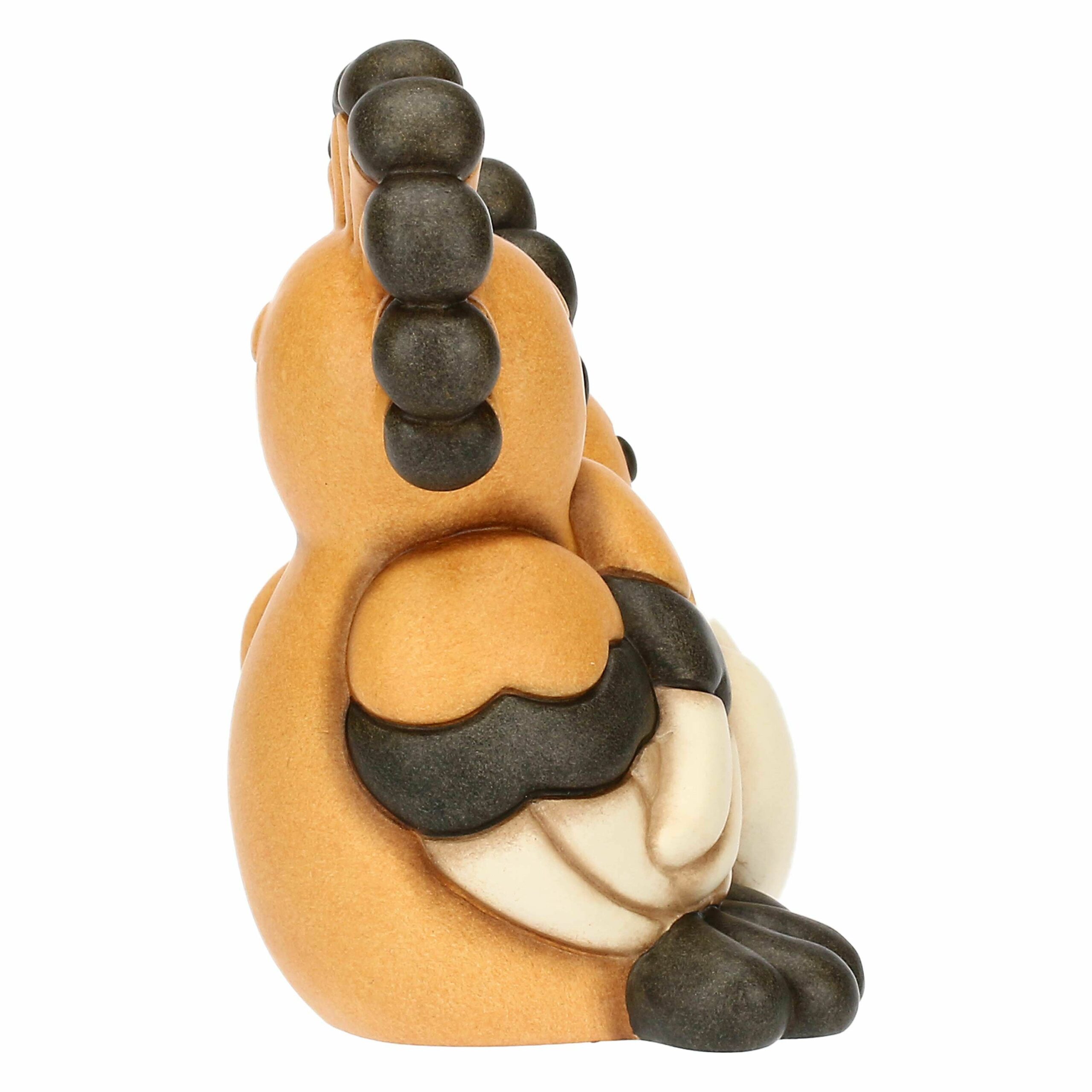 Coppia upupe in ceramica con cuore, grandi - immagine 3