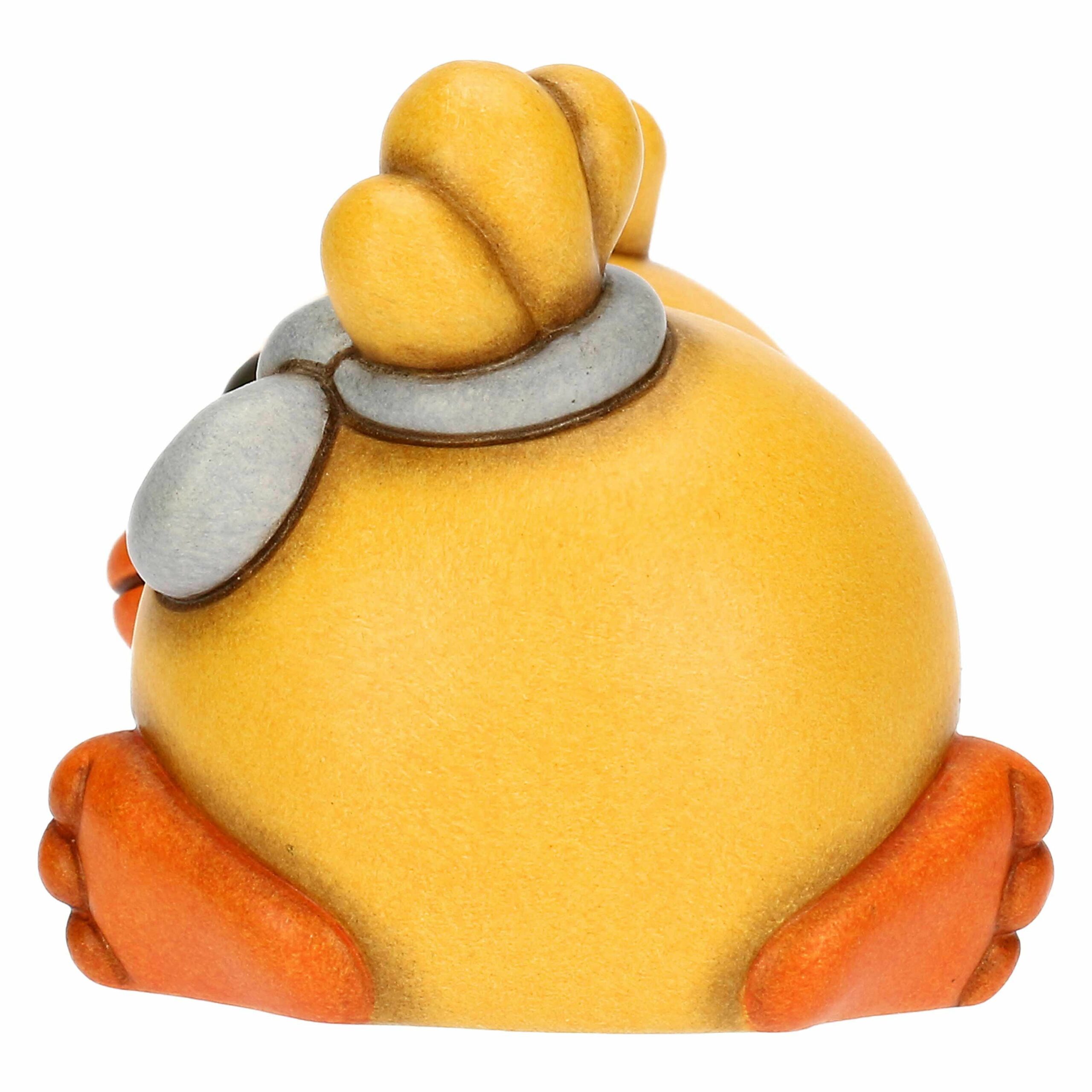 Pulcino Polly con fiocco in ceramica, piccolo - immagine 2