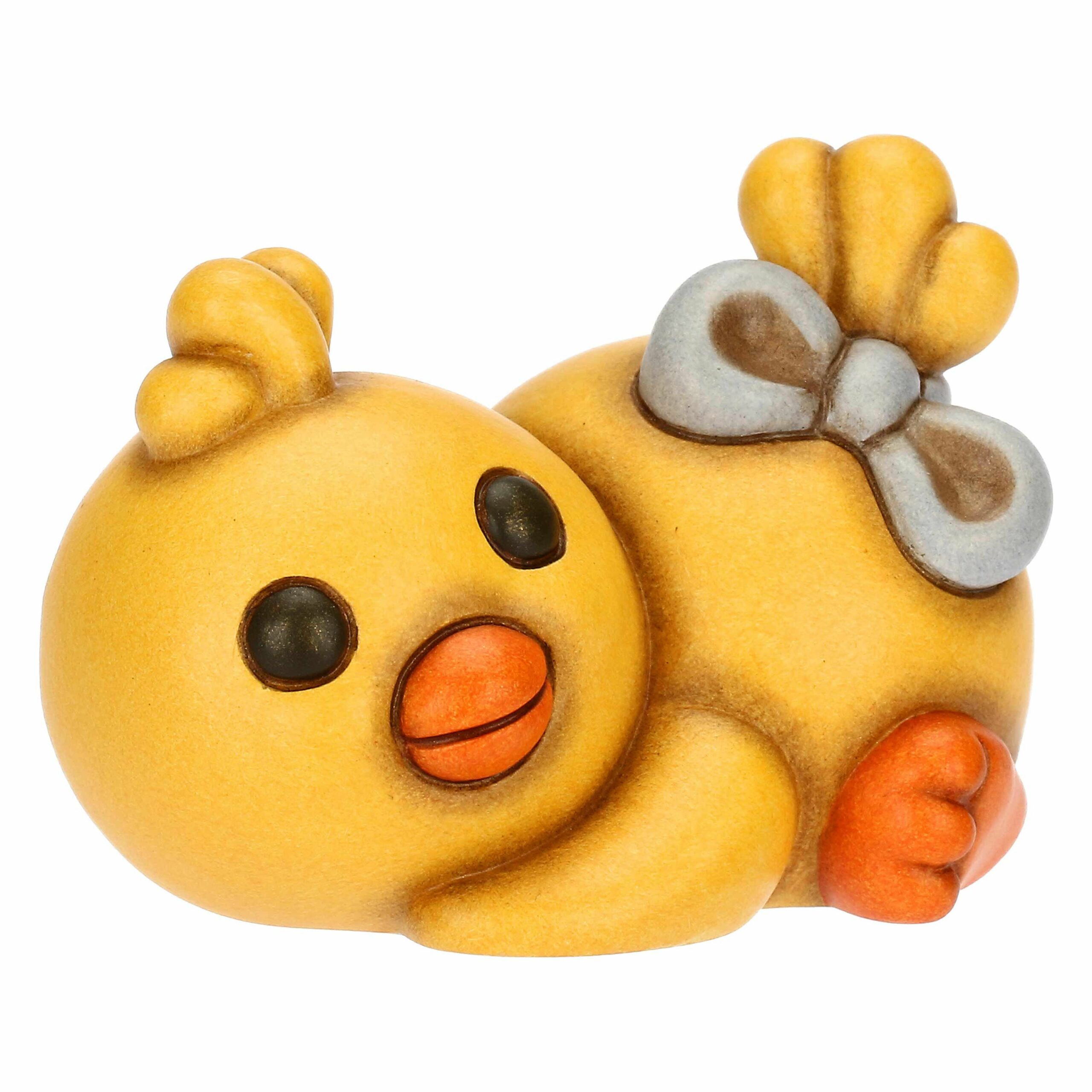 Pulcino Polly con fiocco in ceramica, piccolo - immagine 5