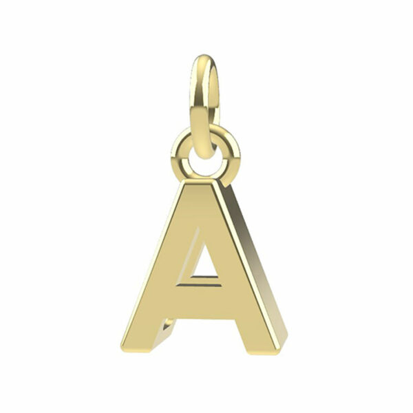 Charm lettera lastra