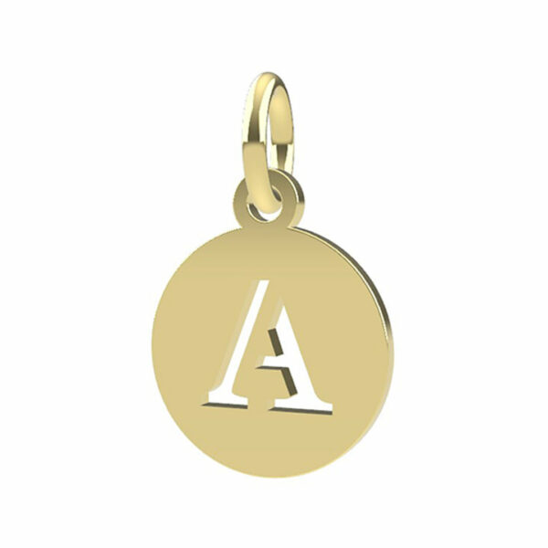 Charm lettera tonda