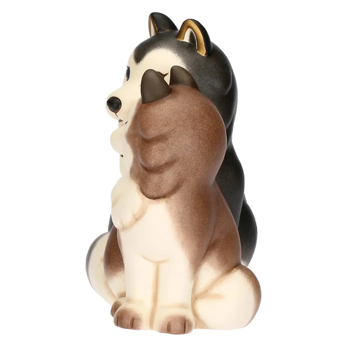 Coppia Husky Polo e Alaska in ceramica - immagine 5