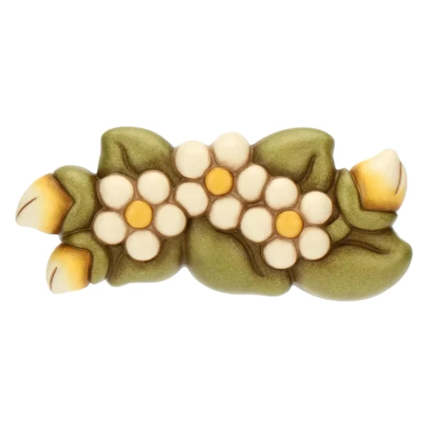 Decorazione floreale da parete in ceramica Country Bloom