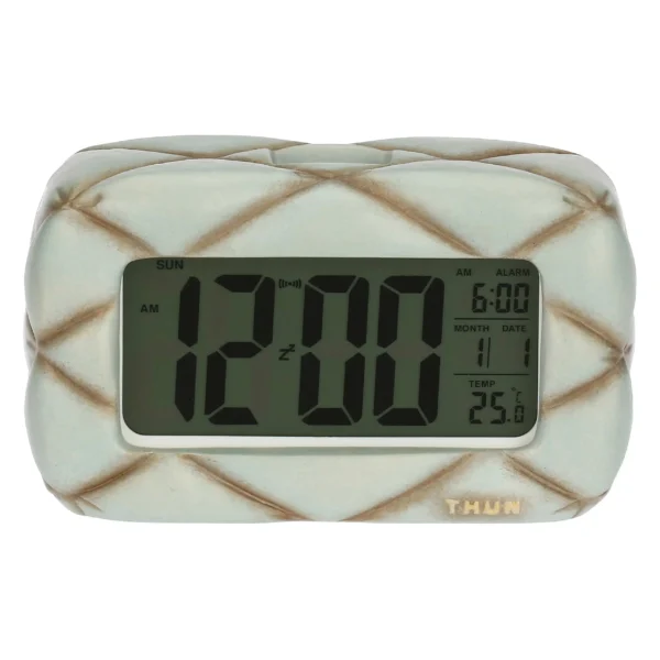 Orologio da tavolo digitale in ceramica Plumé