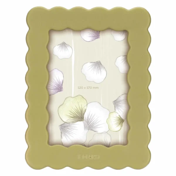 Portafoto in stoneware Bloom, grande